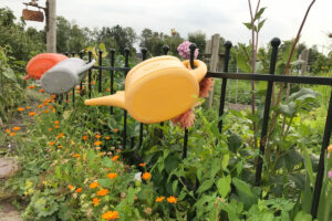 De gieter en de moestuin