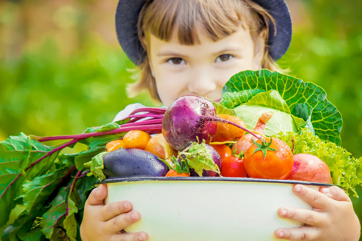 Moestuin voor peuters