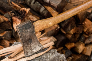 bijl om hout te kloven