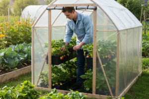 aardbeien kweken in koude bak