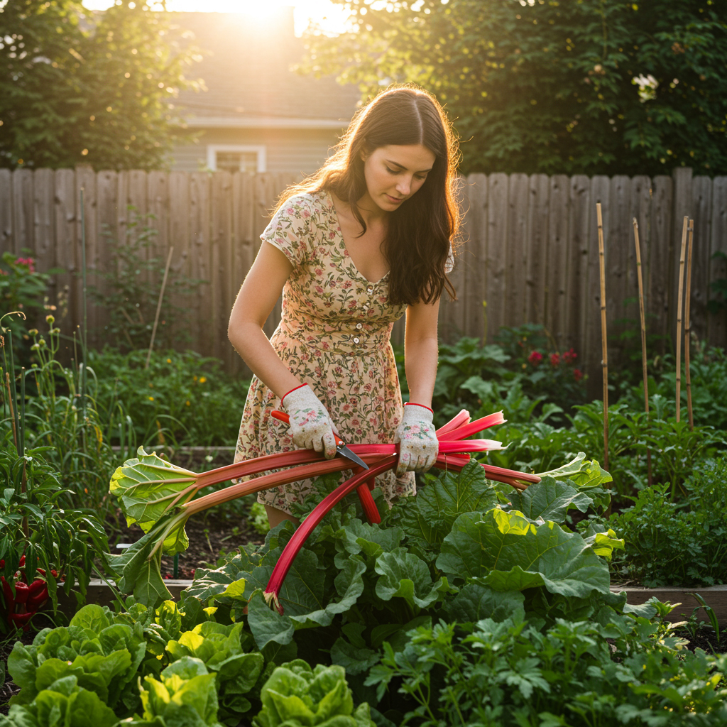 Rabarber kweken