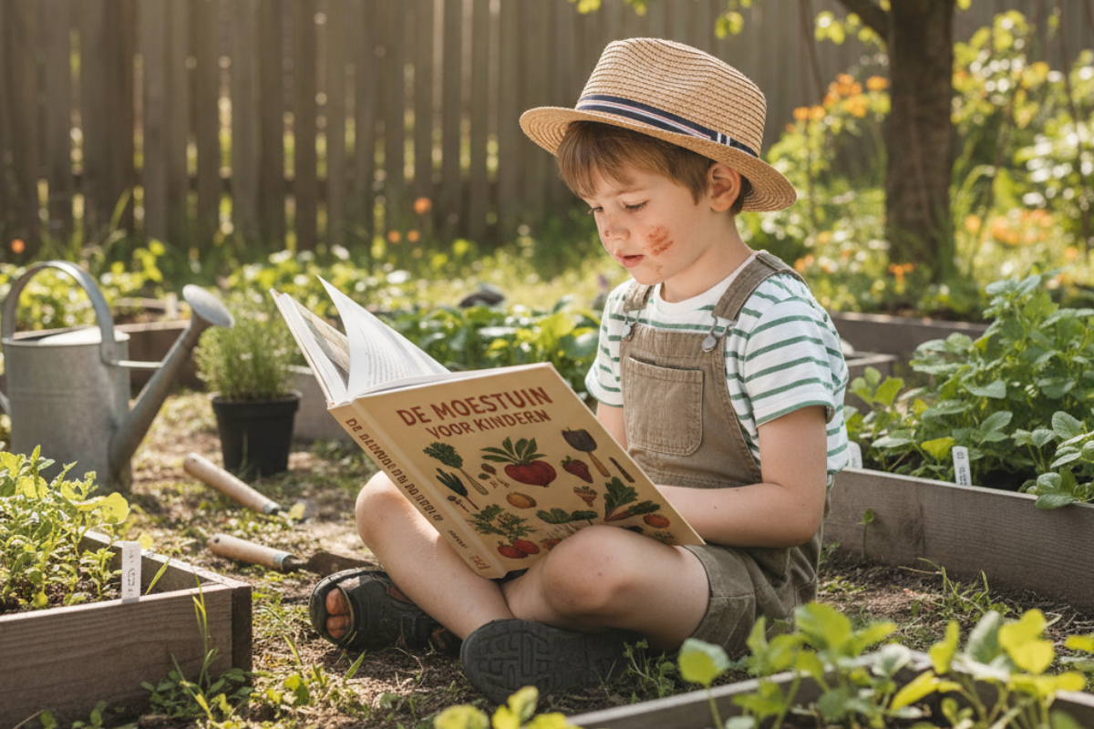 Moestuin boeken voor kinderen