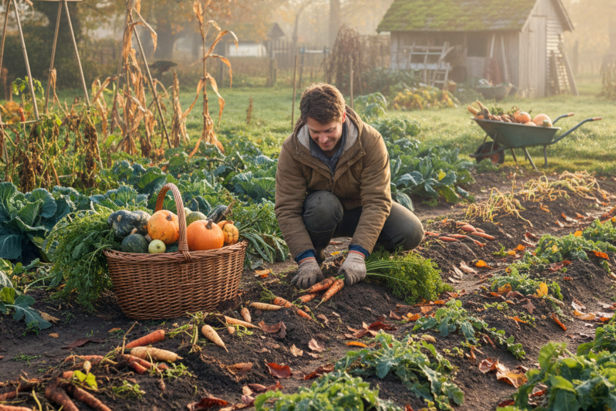 Moestuin klusjes in oktober